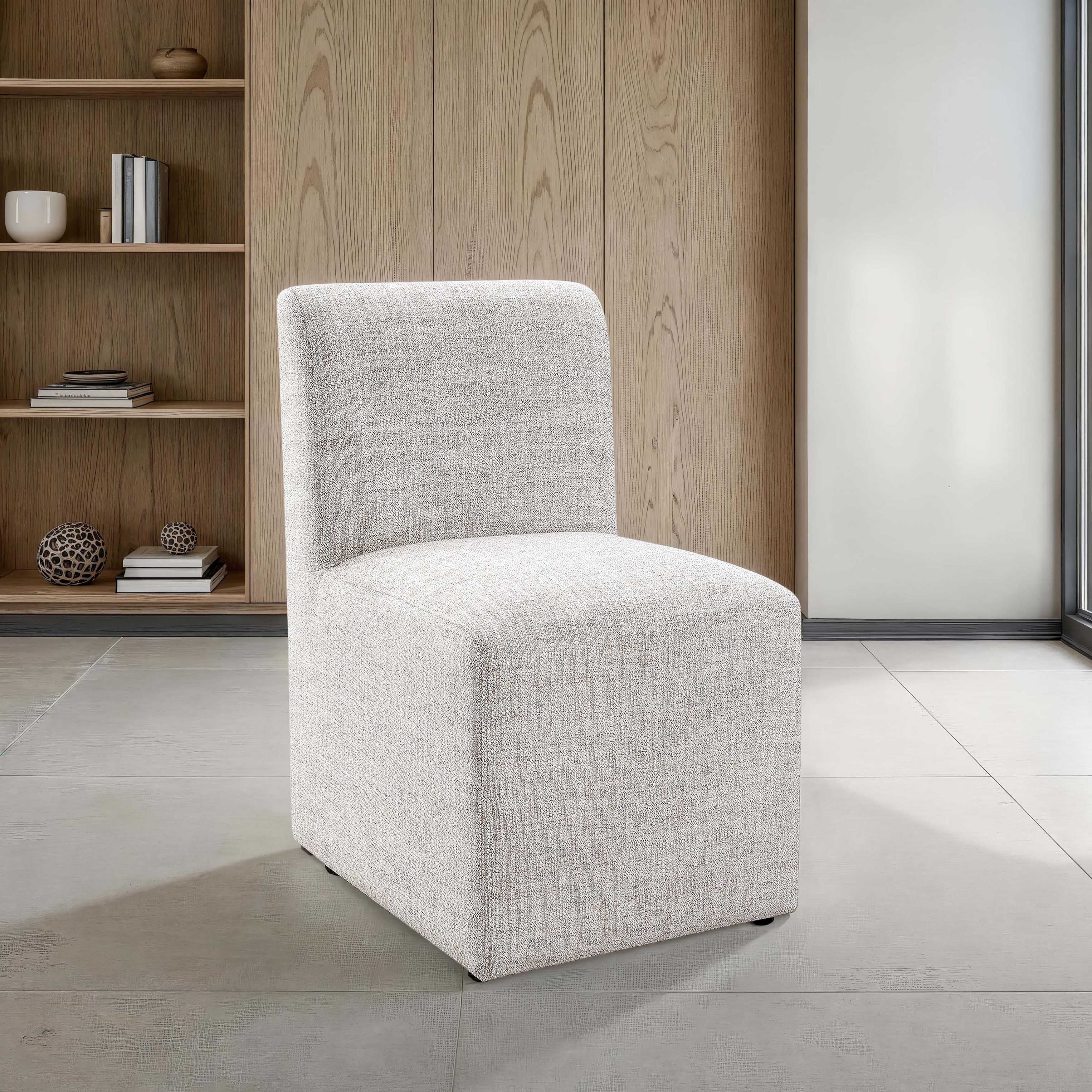 Furniture Of America Koben Modern Oeko Tex Fabric Fully Assembled Side Chair With Casters Set Of 2