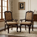 Furniture Of America Oskarre Formal Fabric Arm Chairs Set Of 2