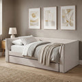Furniture Of America Kyros Modern Fully Upholstered Twin Daybed With Trundle