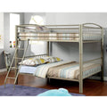 Furniture Of America Olivane Champagne Gold Full Bunk Bed
