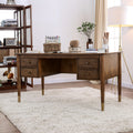 Furniture Of America Laramie Rustic Antique Oak Writing Desk