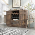 Harla Rustic Vintage Walnut Server By Foa