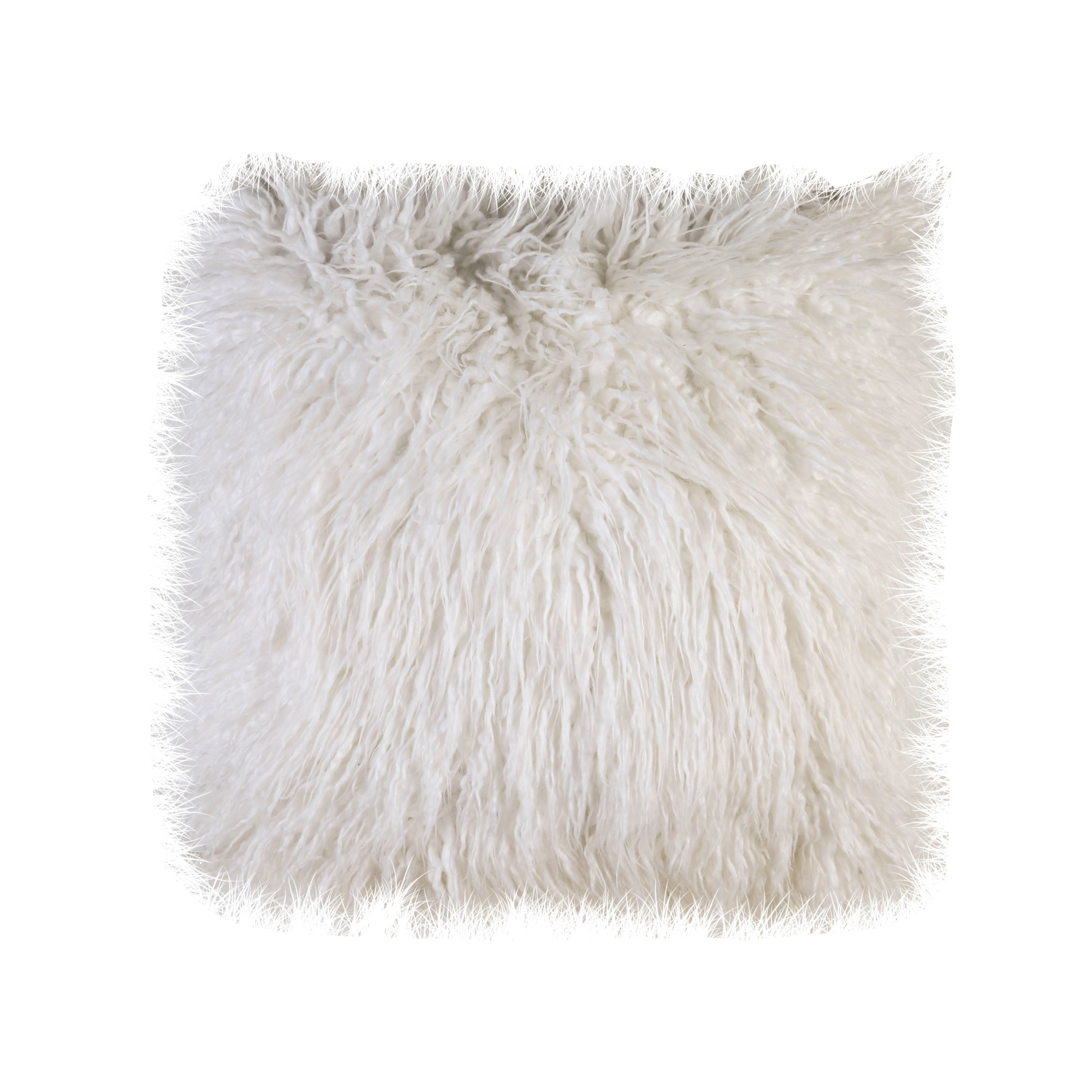 Furniture Of America Leo 20 Inch Faux Fur Throw Pillows Set Of 2