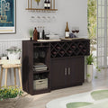 Furniture Of America Leo Modern Espresso 2 Door Multi Storage Buffet