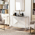 Furniture Of America Limback Contemporary Geometric Sofa Table