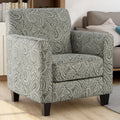 Furniture Of America Limitte Transitional Paisley Pattern Armchair