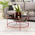 Furniture Of America Llewellyn Contemporary Round Coffee Table