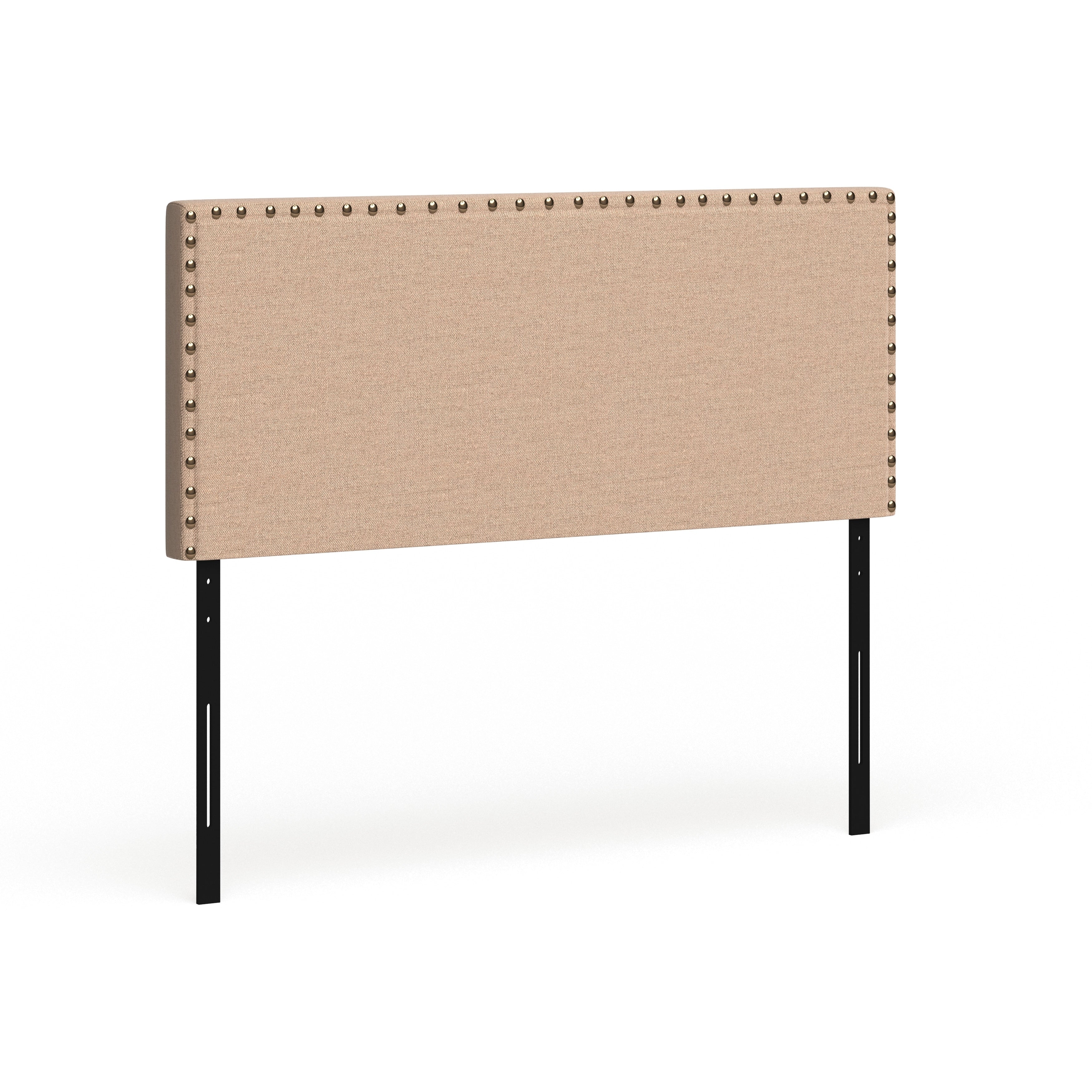 Mendlesohn Traditional Ivory Adjustable Upholstered Headboard By Foa