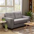 Furniture Of America Lowery Modern Gray Love Seat
