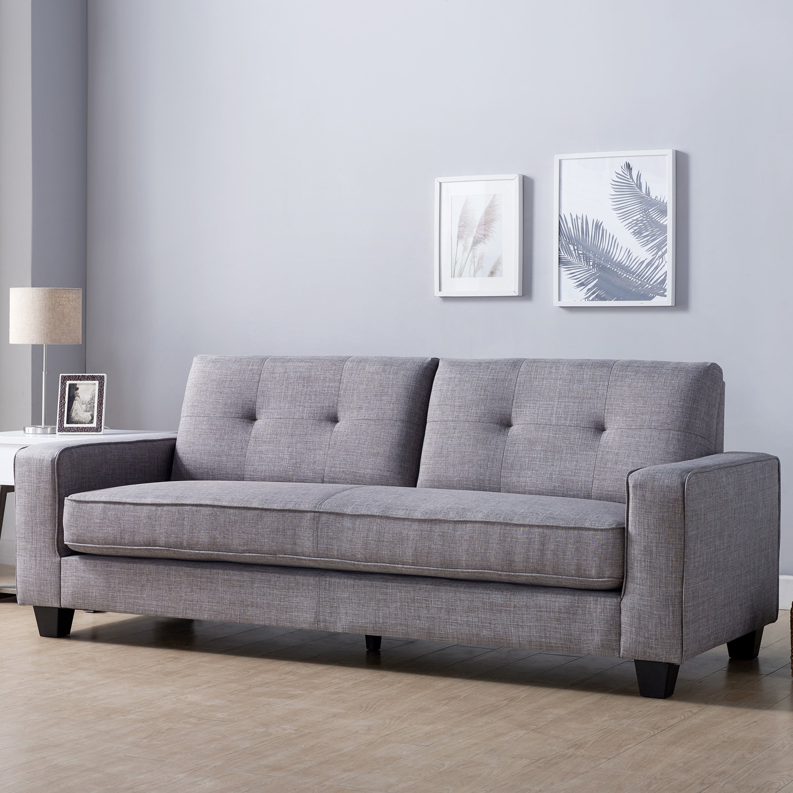 Furniture Of America Lowery Modern Gray Sofa