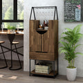 Furniture Of America Marcus Contemporary Multi Storage Wine Cabinet