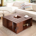 Strick Bolton Polly Square Coffee Table With Open Shelf