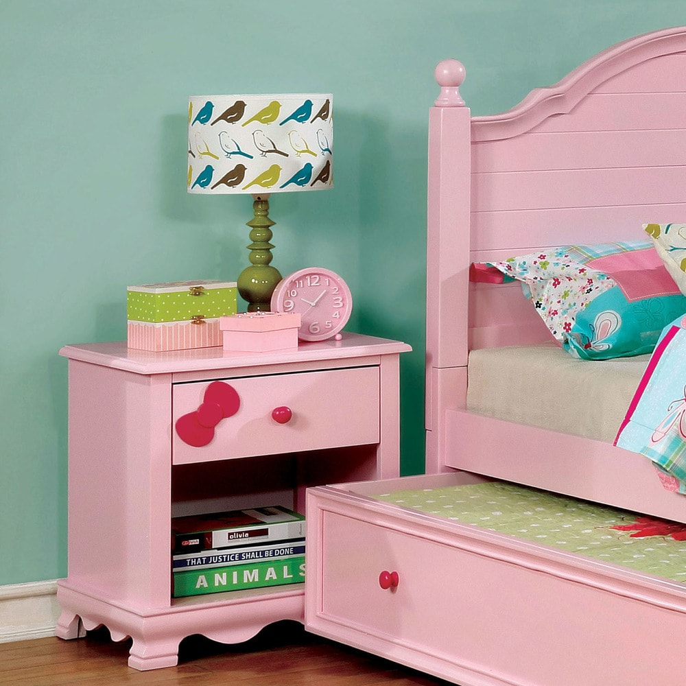 Furniture Of America Matilda Transitional 1 Drawer Youth Nightstand