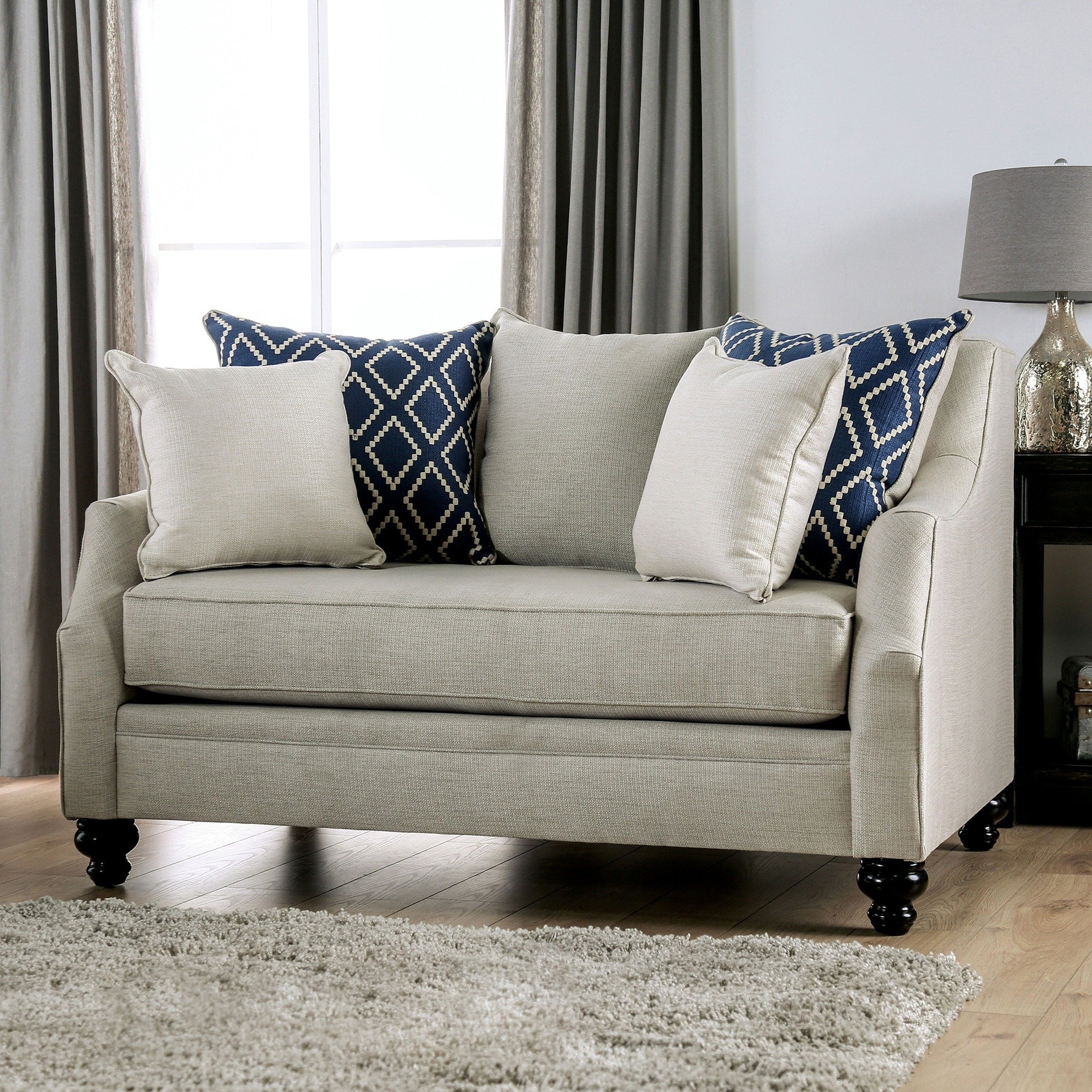 Copper Grove Akhmeta Transitional Loveseat