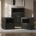 Furniture Of America Merro Modern 3 Piece Solid Wood Chest And 2 Nightstand Bedroom Set
