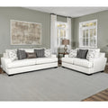 Furniture Of America Pario Modern 2 Piece Wood Frame Fabric Sofa Set With Accent Pillows