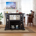 Porch Den Northlawn Espresso Buffet With Wine Rack