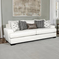 Furniture Of America Pario Modern Wood Frame Fabric Sofa With Accent Pillows