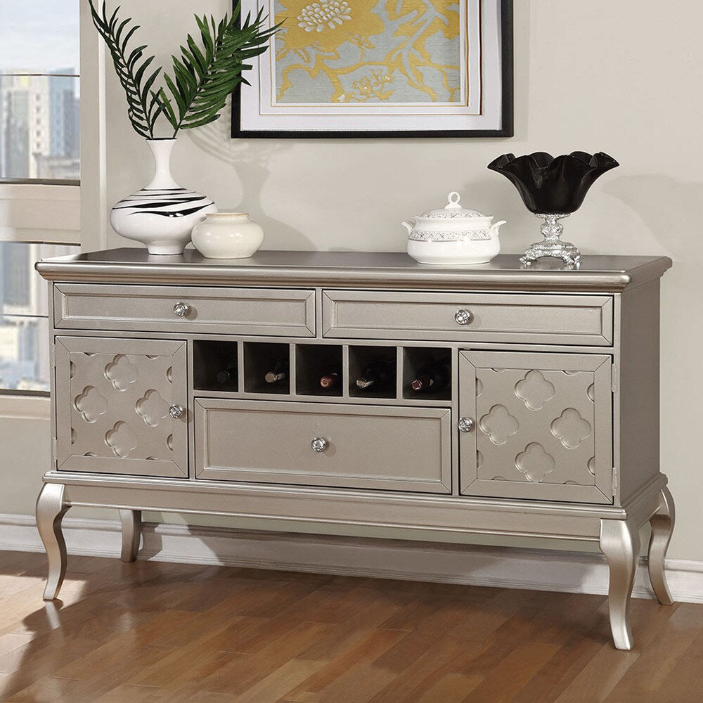 Mora Glam 60 Inch Champagne Dining Server By Foa