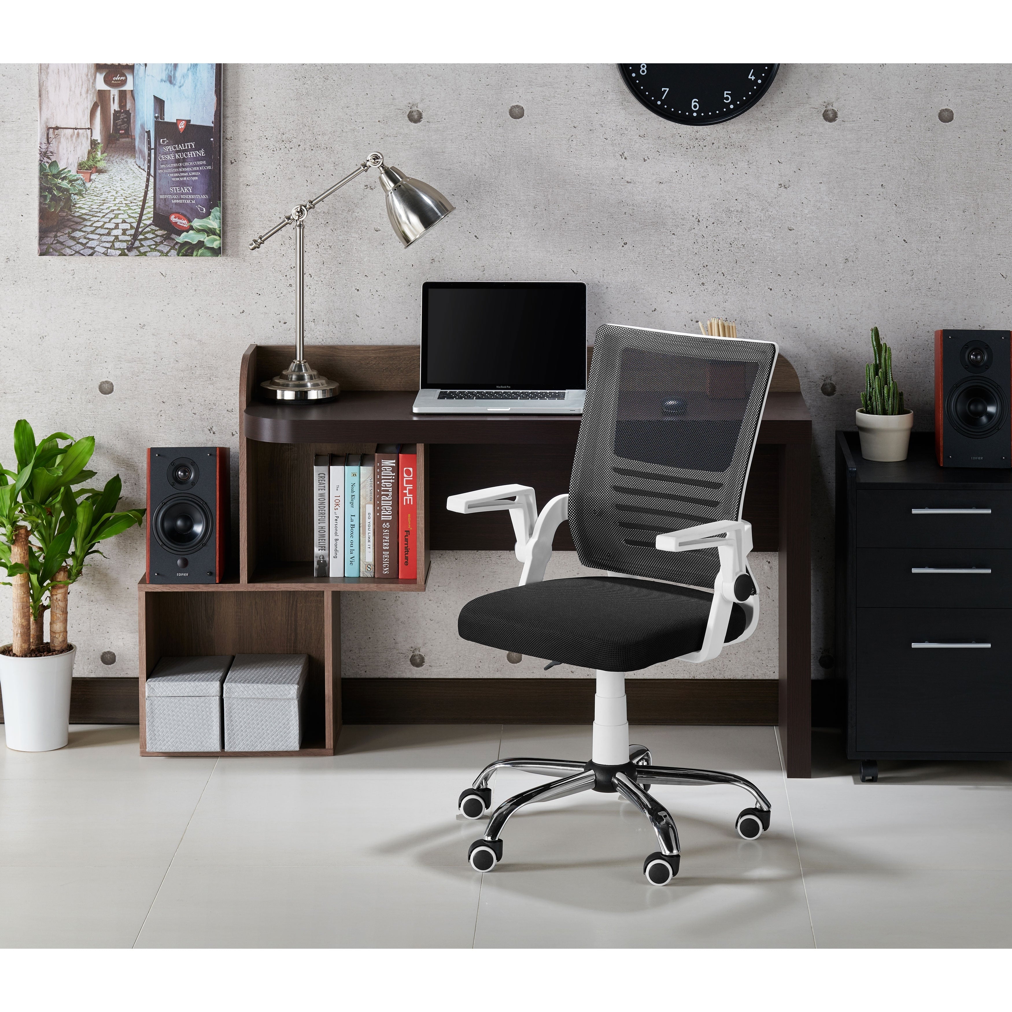 Erwin White Ergonomic Office Chair By Foa
