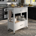 Furniture Of America Newsom Modern 2 Drawer Serving Cart Buffet