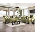 Furniture Of America Olie Transitional Green 2 Piece Living Room Set