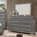 Oslo Traditional 2 Piece Dresser And Mirror Set With Drawers By Foa