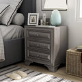 Oslo Traditional 3 Drawer Nightstand With Usb Outlet By Foa
