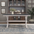 Furniture Of America Clevelan Dark Cherry Wood 60 Inch Transitional Dining Table