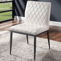 Furniture Of America Payn Contemporary Ivory Side Chair Set Of 2