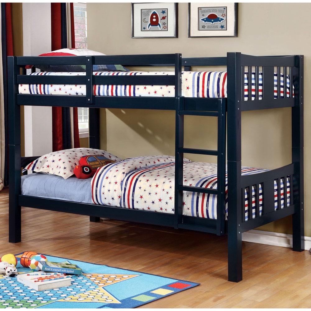 Furniture Of America Pello Twin Over Twin Bunk Bed