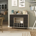 Abimael Contemporary Two Tone Multi Storage Buffet By Foa