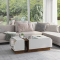 Furniture Of America Aunsel Contemporary Two Tone Coffee Table