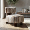 Furniture Of America Premier Modern 28 Inch Low Profile Premium Upholstered Fully Assembled Accent Chair
