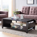 Accalia Contemporary Red Cocoa Coffee Table By Foa