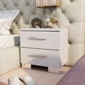 Rema Contemporary White 2 Drawer Nightstand By Foa