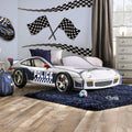 Ride Along Black Police Car Bed By Foa