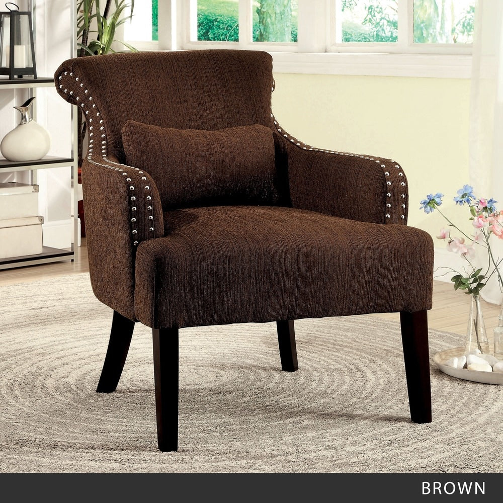 Furniture Of America Romera Contemporary Accent Chair
