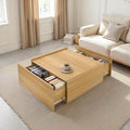 Furniture Of America Rovion Wood Coffee Table With Storage Drawers