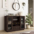 Furniture Of America Karthen Espresso Multi Storage Dining Buffet