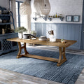 Matthias Industrial Rustic Pine Dining Table By Foa Rustic Pine