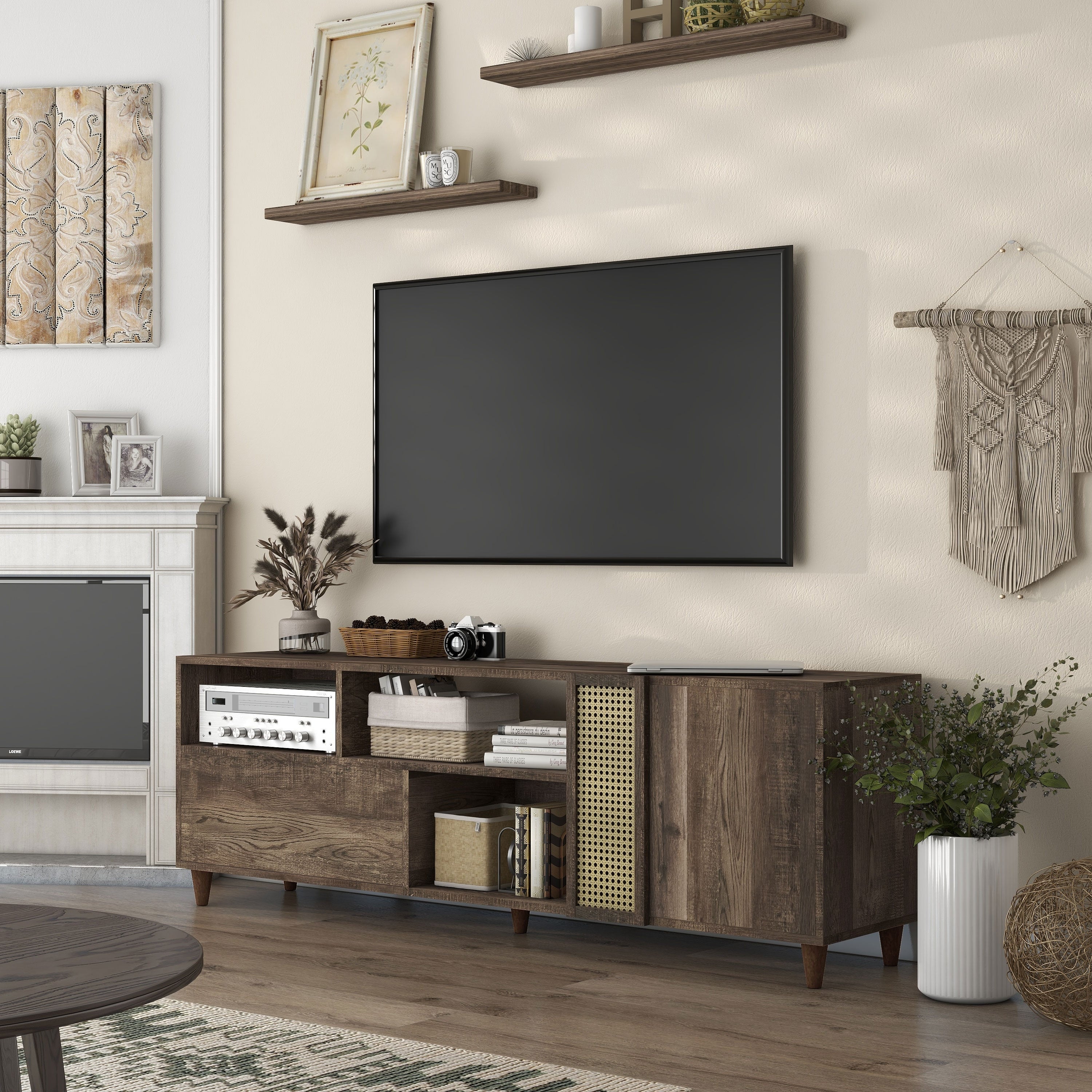 Strick Bolton Granger Rustic 70 Inch Tv Stand