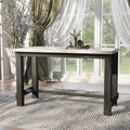 Lavoie Rustic 60 Antique Black Counter Height Table By Foa