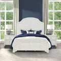 Furniture Of America Skye Coastal 3 Piece Antique White Solid Wood Queen Panel Bedroom Set
