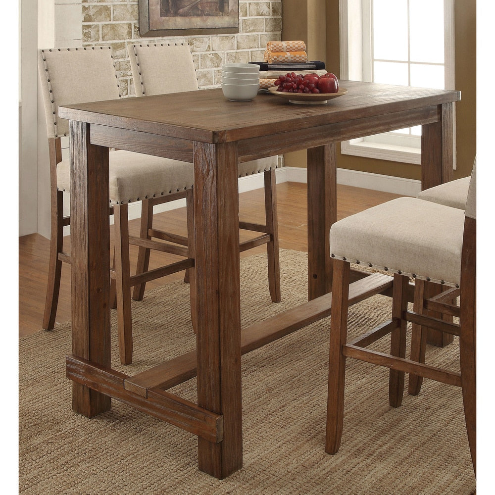 Telara Contemporary Natural Bar Table By Foa