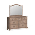 Furniture Of America Minka Rustic Grey 2 Piece Dresser And Mirror Set