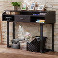 Carbon Loft Vincent Modern Espresso Console Table