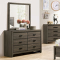 Furniture Of America Vilk Transitional Grey Dresser And Mirror Set