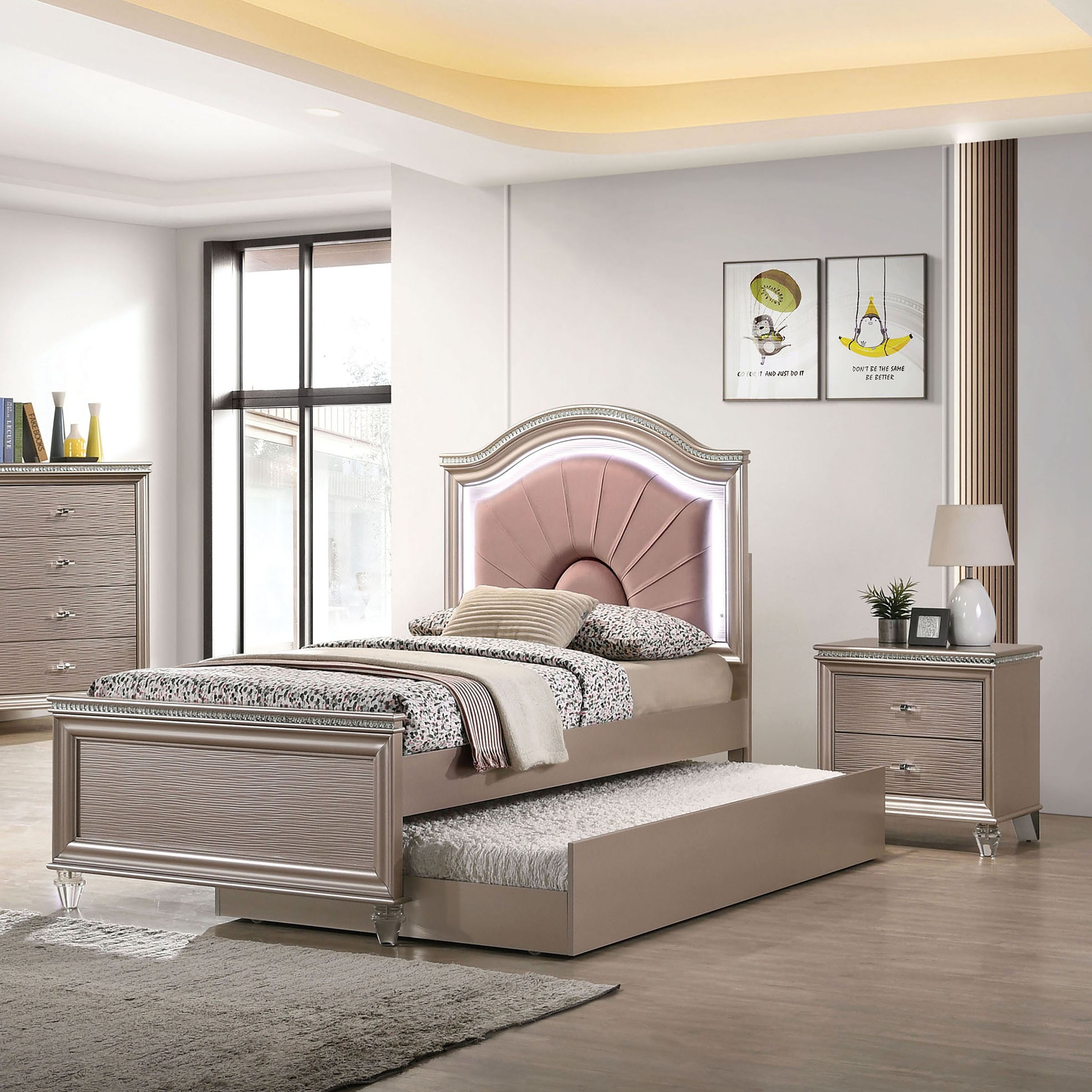 Dantasa Transitional 3 Piece Youth Bedroom Set By Foa