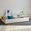 Dantasa Transitional Pearl White Trundle By Foa